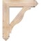 Ekena Millwork Funston Arts and Crafts Smooth Bracket w/ Offset Brace, Douglas Fir, 7 1/2"W x 30"D x 34"H BKT0806X30X34FST03SDF - alternate 4